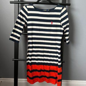 Ralph Lauren Polo Striped Cotton Dress (S)